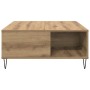 Mesa de Café Roble artesanal 80 x 80 x 36,5 cm en Mesas de centro | Comprar online en Foru.es