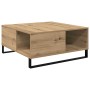 Mesa de Café Roble artesanal 80 x 80 x 36,5 cm en Mesas de centro | Comprar online en Foru.es