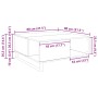 Mesa de Café Roble artesanal 80 x 80 x 36,5 cm en Mesas de centro | Comprar online en Foru.es