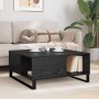 Mesa de Café Roble Negro 80 x 80 x 36,5 cm Madera de ingeniería en Mesas de centro | Comprar online en Foru.es