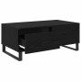 Mesa de Café Roble Negro 90 x 50 x 36,5 cm Madera de ingeniería en Mesas de centro | Comprar online en Foru.es