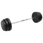 Mancuerna curl con discos 90 kg de vidaXL, Peso libre - Ref: Foro24-3145023, Precio: 225,39 €, Descuento: %