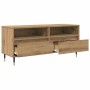 Gabinete de TV con cajón Roble artesanal 100 x 34,5 x 44,5 cm en Muebles TV | Comprar online en Foru.es