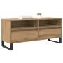 Gabinete de TV con cajón Roble artesanal 100 x 34,5 x 44,5 cm en Muebles TV | Comprar online en Foru.es
