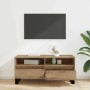 Gabinete de TV con cajón Roble artesanal 100 x 34,5 x 44,5 cm en Muebles TV | Comprar online en Foru.es