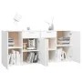 Aparador de madera de ingeniería negro 160x36x75 cm de vidaXL, Aparadores - Ref: Foro24-3074927, Precio: 170,80 €, Descuento: %