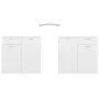 Aparador de madera de ingeniería negro 160x36x75 cm de vidaXL, Aparadores - Ref: Foro24-3074927, Precio: 170,80 €, Descuento: %