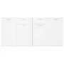 Aparador de madera de ingeniería negro 160x36x75 cm de vidaXL, Aparadores - Ref: Foro24-3074927, Precio: 170,80 €, Descuento: %