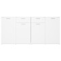 Aparador de madera de ingeniería negro 160x36x75 cm de vidaXL, Aparadores - Ref: Foro24-3074927, Precio: 177,49 €, Descuento: %