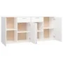 Aparador de madera de ingeniería negro 160x36x75 cm de vidaXL, Aparadores - Ref: Foro24-3074927, Precio: 170,80 €, Descuento: %