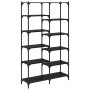 Estante de libros Roble negro 100 x 32 x 170 cm en Librerías y estanterías | Comprar online en Foru.es