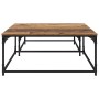 Mesa de Café 2 pcs Madera envejecida Madera de ingeniería en Mesas de centro | Comprar online en Foru.es