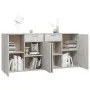 Engineered wood sideboard in gray 160x36x75 cm by vidaXL, Sideboards - Ref: Foro24-3074931, Price: 174,24 €, Discount: %