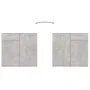 Engineered wood sideboard in gray 160x36x75 cm by vidaXL, Sideboards - Ref: Foro24-3074931, Price: 174,24 €, Discount: %