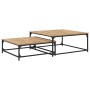 Mesa de Café 2 pcs Roble artesanal Madera de ingeniería en Mesas de centro | Comprar online en Foru.es