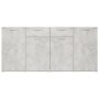 Aparador de madera de ingeniería gris 160x36x75 cm de vidaXL, Aparadores - Ref: Foro24-3074931, Precio: 179,44 €, Descuento: %