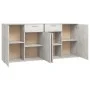 Engineered wood sideboard in gray 160x36x75 cm by vidaXL, Sideboards - Ref: Foro24-3074931, Price: 174,24 €, Discount: %