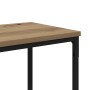 Mesa Consola con estante Roble artesanal 160 x 30 x 75 cm en Mesas auxiliares | Comprar online en Foru.es