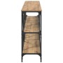 Mesa Consola con estante Roble artesanal 180 x 30 x 75 cm en Mesas auxiliares | Comprar online en Foru.es