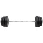 Mancuerna curl con discos 90 kg de vidaXL, Peso libre - Ref: Foro24-3145023, Precio: 225,39 €, Descuento: %