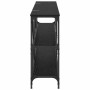 Mesa Consola Roble Negro 180 x 30 x 75 cm Madera contrachapada en Mesas auxiliares | Comprar online en Foru.es