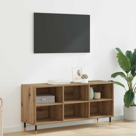 Gabinete de TV Roble artesanal 103,5 x 30 x 50 cm en Muebles TV | Comprar online en Foru.es
