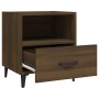 Mesita de noche 2 uds madera contrachapada color roble marrón de vidaXL, Mesitas de noche - Ref: Foro24-817308, Precio: 72,76...