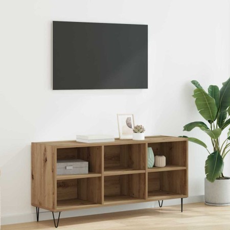 Gabinete de TV Roble artesanal 103,5 x 30 x 50 cm en Muebles TV | Comprar online en Foru.es