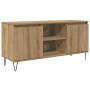 Gabinete de TV Roble artesanal 104 x 35 x 50 cm en Muebles TV | Comprar online en Foru.es
