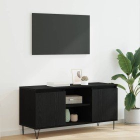 Gabinete de TV Roble Negro 104 x 35 x 50 cm en Muebles TV | Comprar online en Foru.es