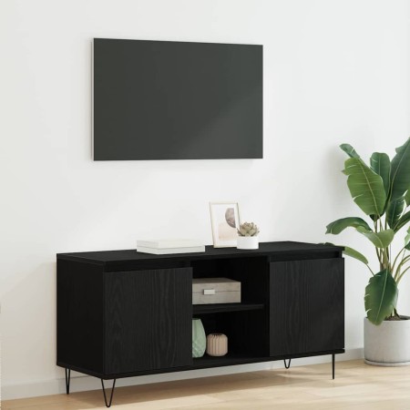 Gabinete de TV Roble Negro 104 x 35 x 50 cm en Muebles TV | Comprar online en Foru.es