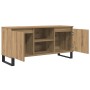 Gabinete de TV Roble artesanal 104 x 35 x 50 cm en Muebles TV | Comprar online en Foru.es