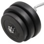 Mancuerna curl con discos 90 kg de vidaXL, Peso libre - Ref: Foro24-3145023, Precio: 225,39 €, Descuento: %