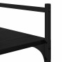 Estantería Roble Negro 56 x 32 x 174 cm Madera contrachapada en Librerías y estanterías | Comprar online en Foru.es