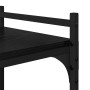 Estantería Roble negro 76 x 32 x 192 cm Madera contrachapada en Librerías y estanterías | Comprar online en Foru.es