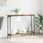 Mesa Consola con estante Madera envejecida 100 x 23 x 15,5 cm en Mesas auxiliares | Comprar online en Foru.es