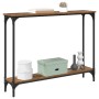 Mesa Consola con estante Madera envejecida 100 x 23 x 15,5 cm en Mesas auxiliares | Comprar online en Foru.es