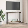 Mesa Consola con estante Madera envejecida 100 x 23 x 15,5 cm en Mesas auxiliares | Comprar online en Foru.es