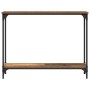 Mesa Consola con estante Madera envejecida 100 x 23 x 15,5 cm en Mesas auxiliares | Comprar online en Foru.es