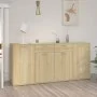 Aparador de madera de ingeniería roble Sonoma 160x36x75 cm de vidaXL, Aparadores - Ref: Foro24-3074930, Precio: 158,46 €, Des...