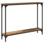 Mesa Consola con estante Madera envejecida 100 x 23 x 15,5 cm en Mesas auxiliares | Comprar online en Foru.es