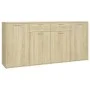 Sonoma Oak Engineered Wood Sideboard 160x36x75 cm by vidaXL, Sideboards - Ref: Foro24-3074930, Price: 158,46 €, Discount: %