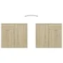 Sonoma Oak Engineered Wood Sideboard 160x36x75 cm by vidaXL, Sideboards - Ref: Foro24-3074930, Price: 158,46 €, Discount: %