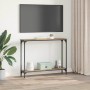Mesa Consola con estante Roble artesanal 101 x 23 x 15,5 cm en Mesas auxiliares | Comprar online en Foru.es