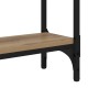 Mesa Consola con estante Roble artesanal 101 x 23 x 15,5 cm en Mesas auxiliares | Comprar online en Foru.es