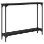 Mesa Consola con estante Roble Negro 102 x 23 x 15,5 cm en Mesas auxiliares | Comprar online en Foru.es