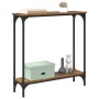 Mesa Consola con estante Madera envejecida 75 x 22,5 x 75 cm en Mesas auxiliares | Comprar online en Foru.es