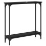 Mesa Consola Roble Negro 75 x 22,5 x 75 cm Madera de ingeniería en Mesas auxiliares | Comprar online en Foru.es