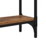 Mesa Consola con estante Madera vieja 75 x 22,5 x 75 cm en Mesas auxiliares | Comprar online en Foru.es