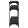 Mesa Consola Roble Negro 100 x 29 x 75 cm Madera de ingeniería en Mesas auxiliares | Comprar online en Foru.es